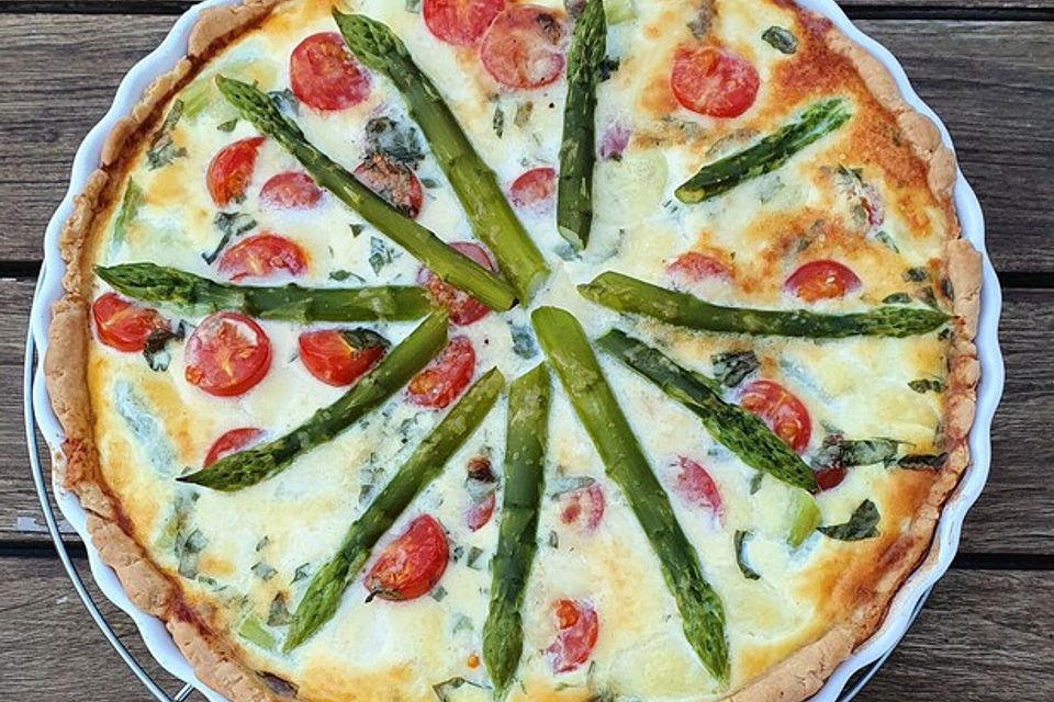 Spargelquiche