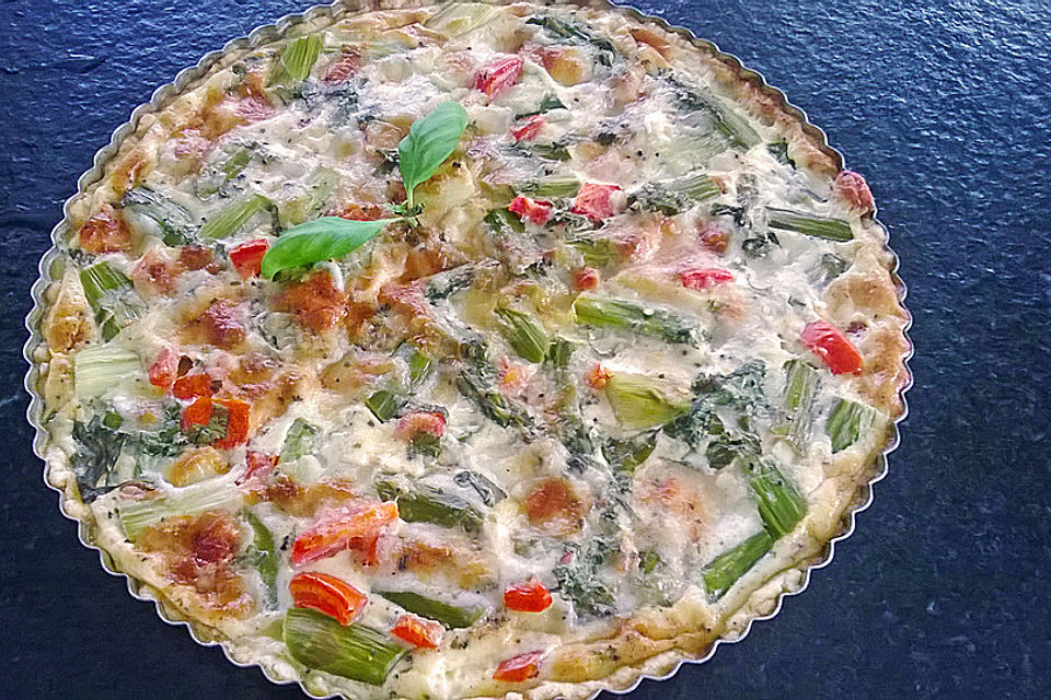 Spargelquiche