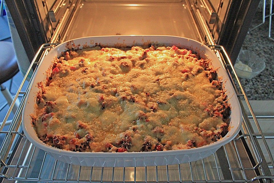 Nachos überbacken