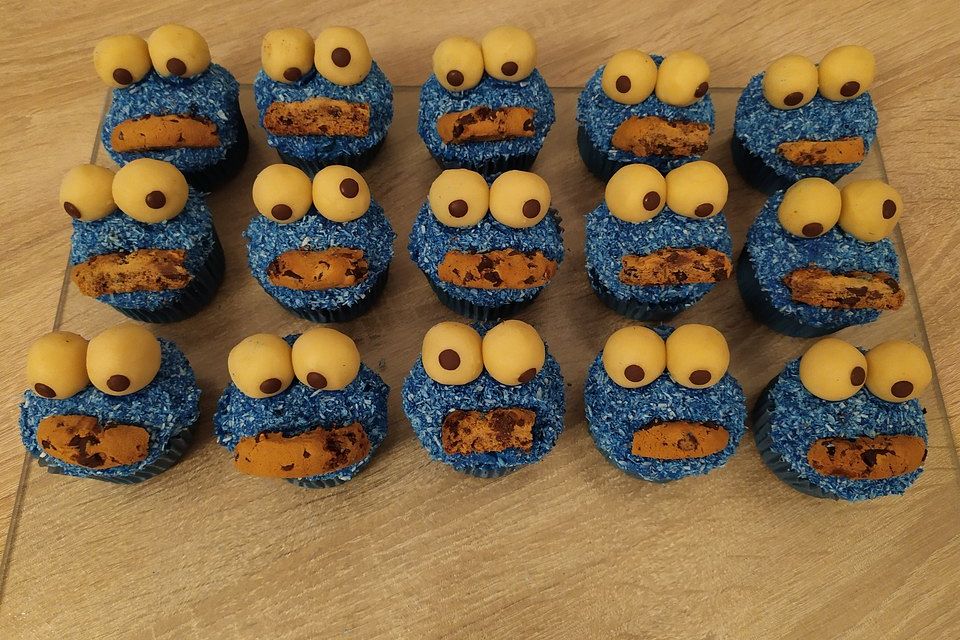 Krümelmonster-Muffins