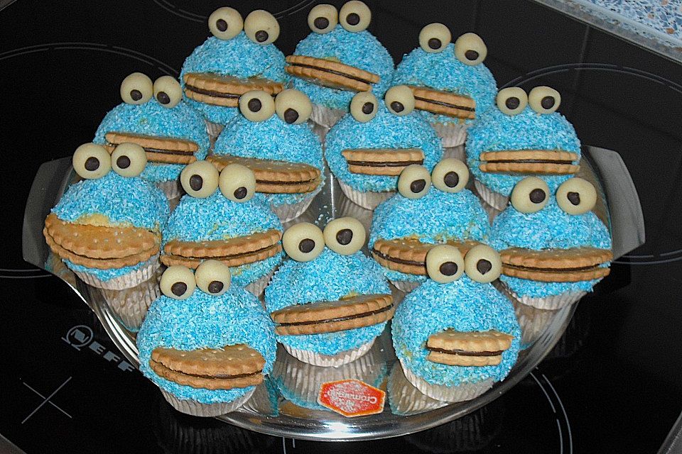 Krümelmonster-Muffins