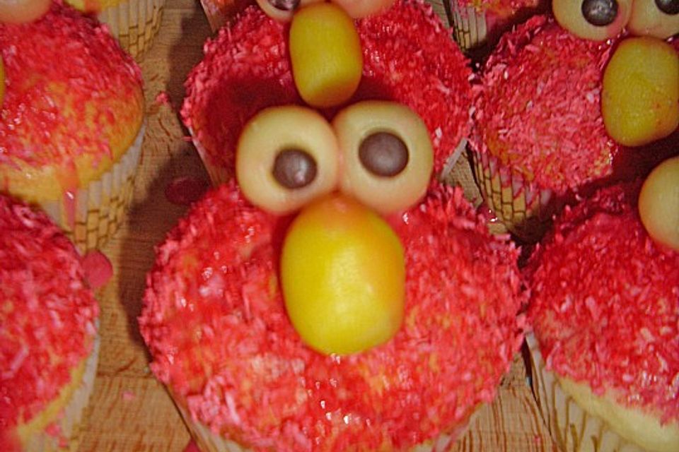 Krümelmonster-Muffins