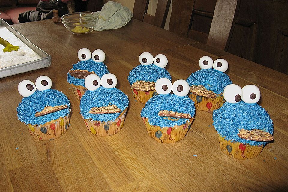 Krümelmonster-Muffins