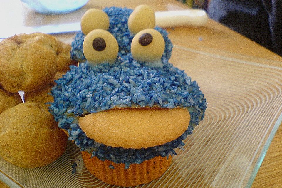 Krümelmonster-Muffins