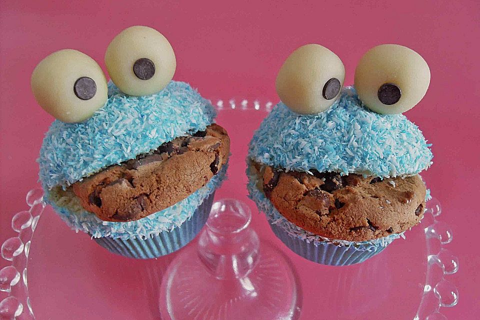 Krümelmonster-Muffins