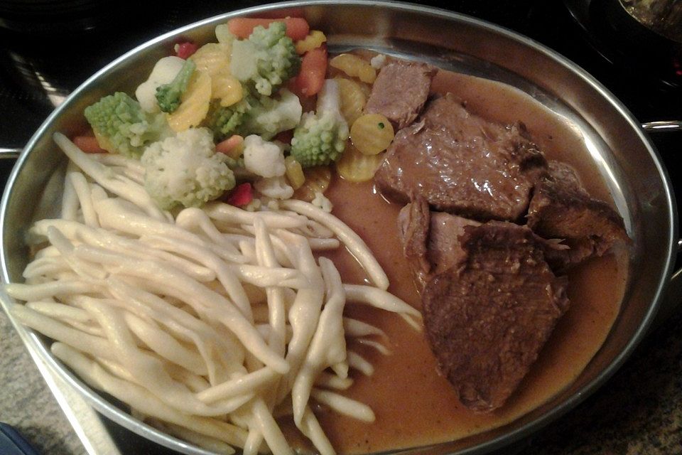 Geschmorter Kalbsbraten