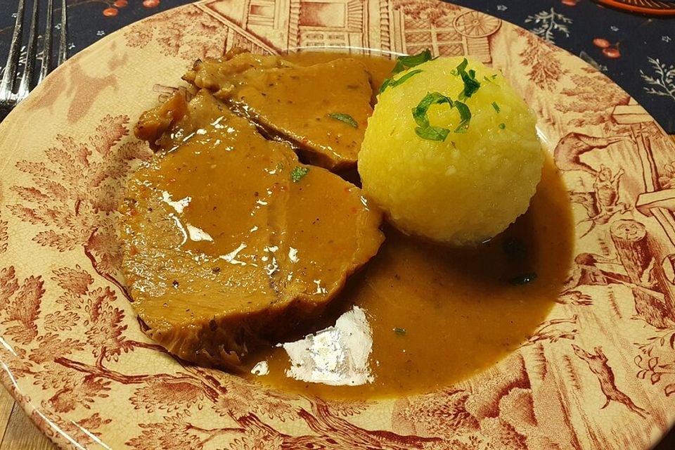 Geschmorter Kalbsbraten