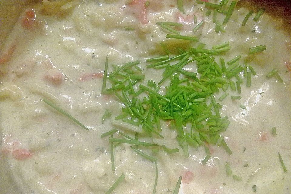 Nudeln mit Gorgonzola