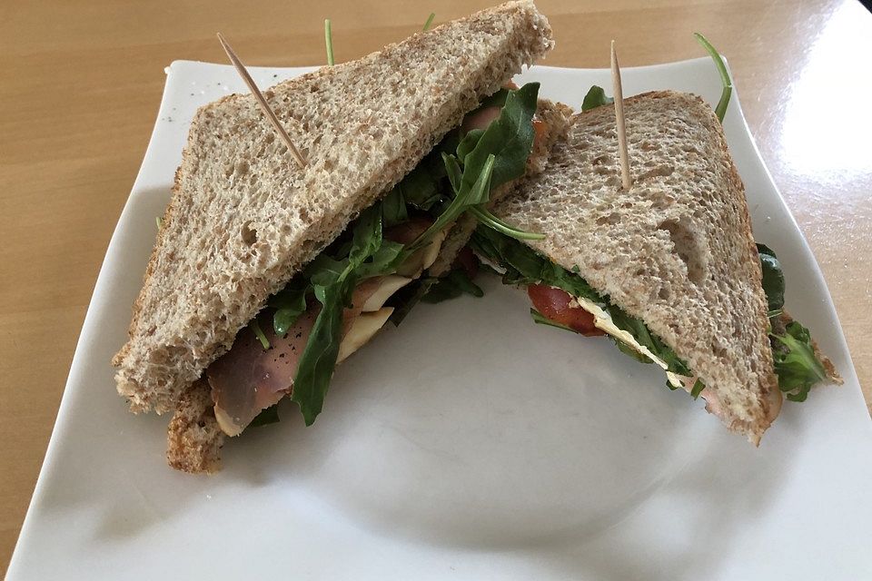 Rucola - Parmaschinken - Sandwich