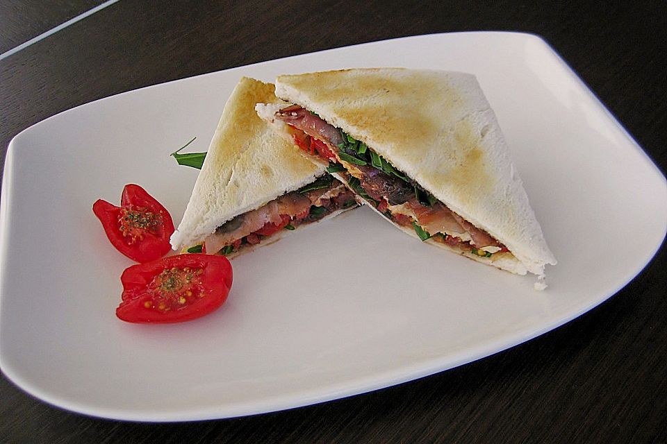 Rucola - Parmaschinken - Sandwich