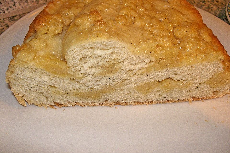 Jockels aufgerollter Streuselkuchen