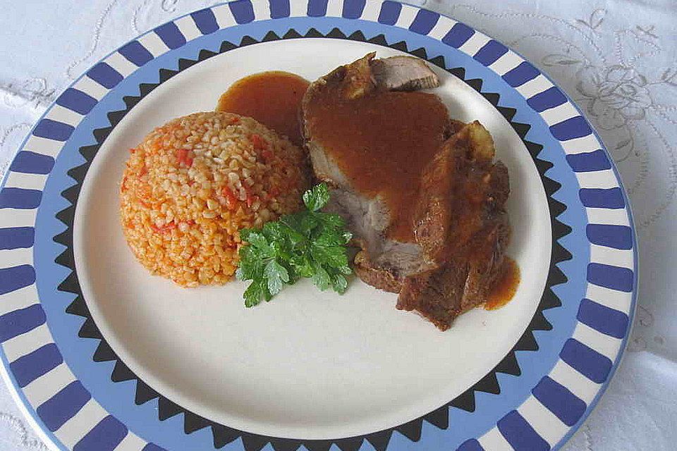 Illes schlanker, einfacher Schweinebraten