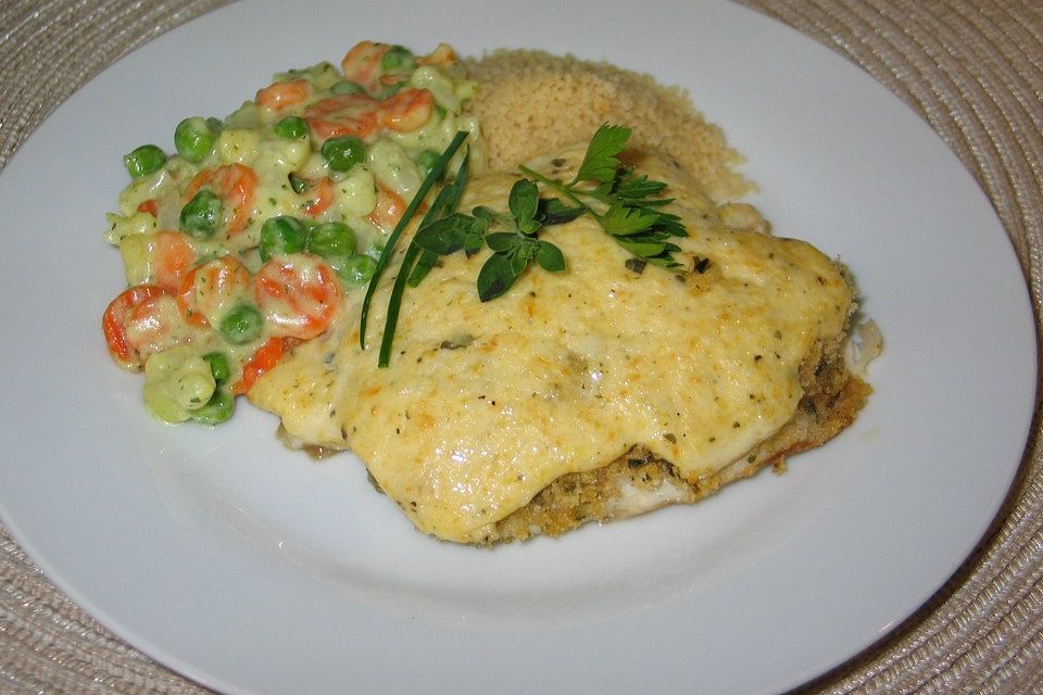 Fischfilets mit Kräuterkruste