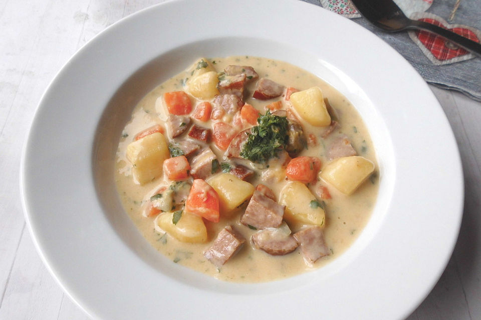 Cabanossi - Käse - Suppe