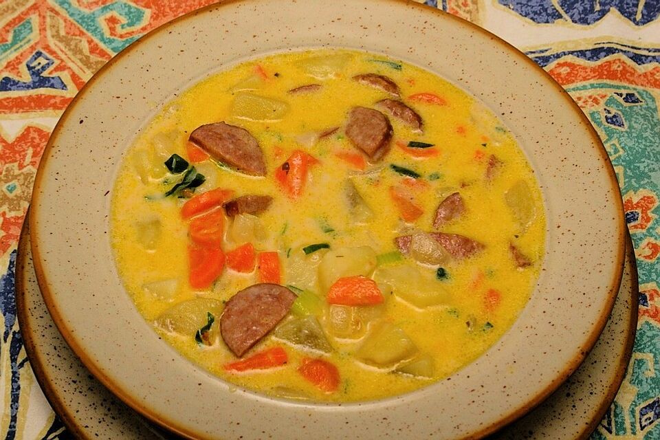 Cabanossi - Käse - Suppe