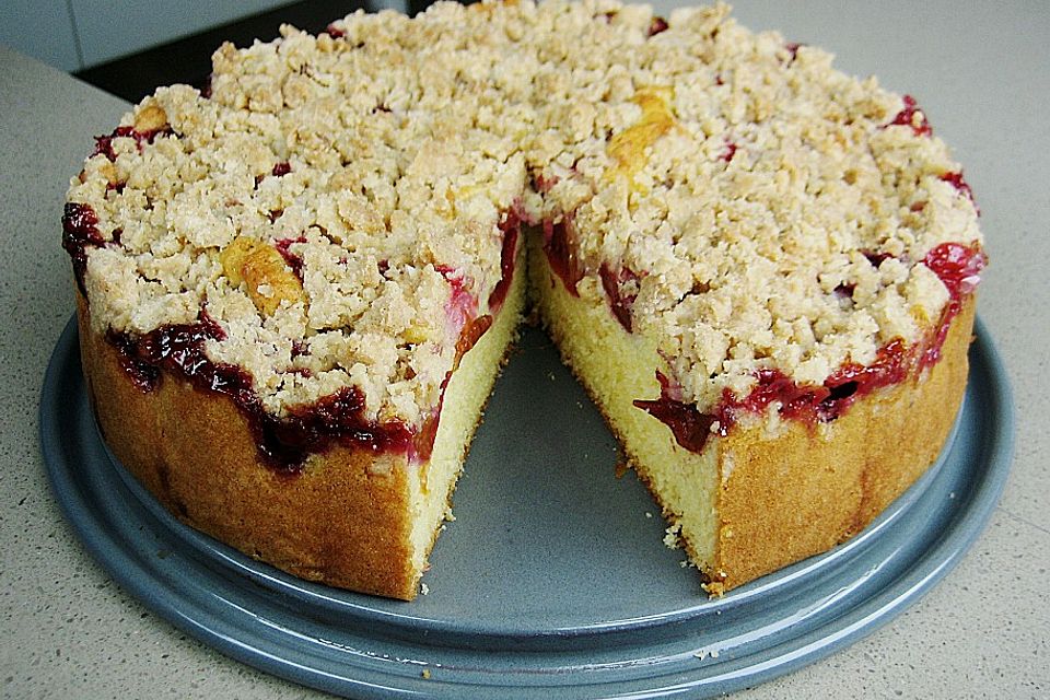 Zwetschkenkuchen mit Zimtstreusel