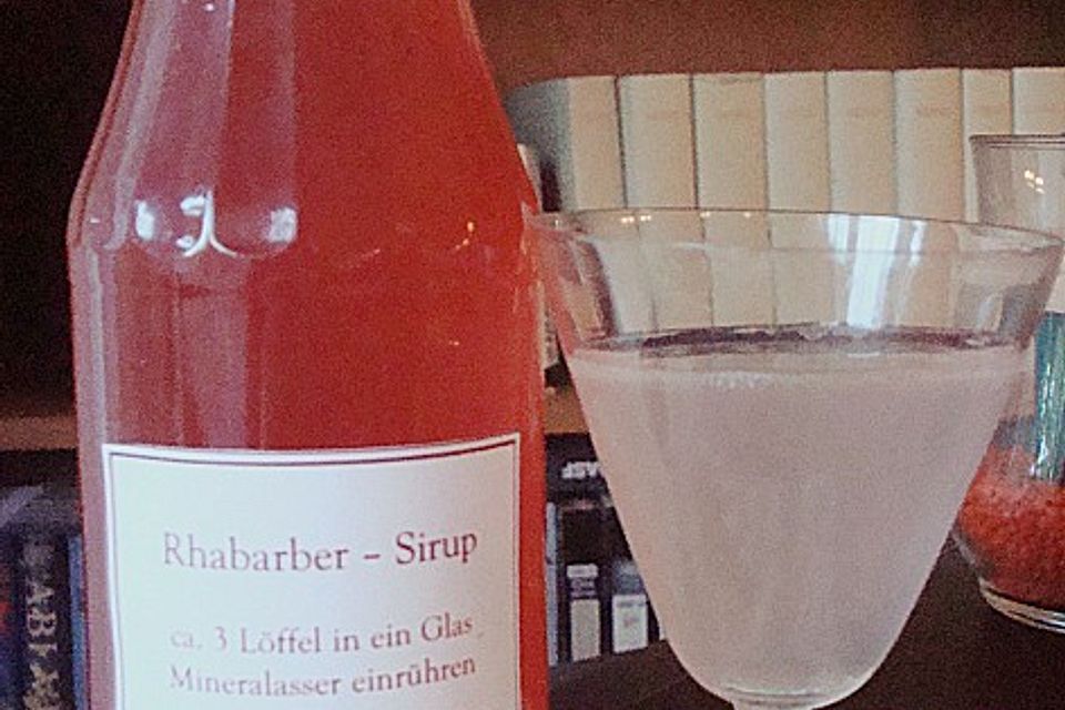 Rhabarber - Sirup