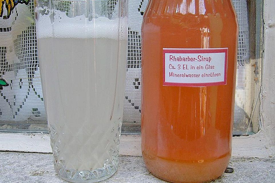 Rhabarber - Sirup