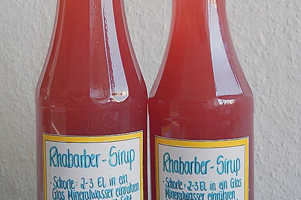 Rhabarber - Sirup