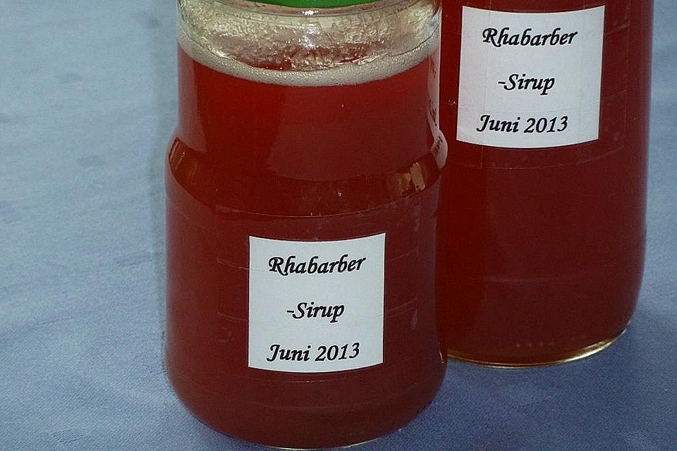 Rhabarber - Sirup