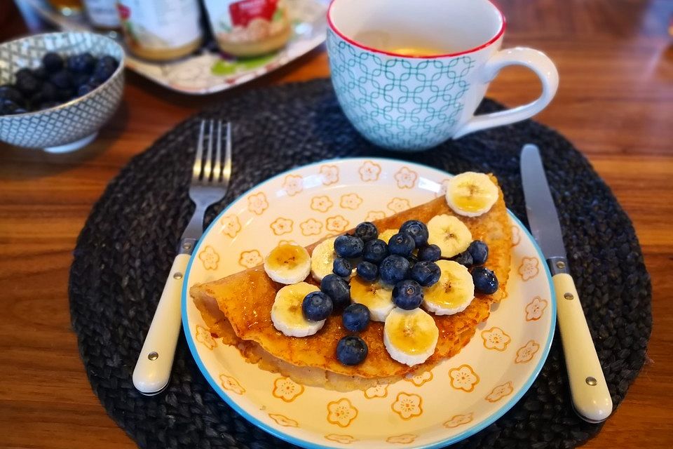 Süße Pfannkuchen vegan