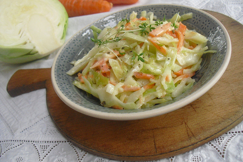 Cole Slaw mit Möhren