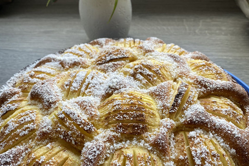 Versunkener Apfelkuchen