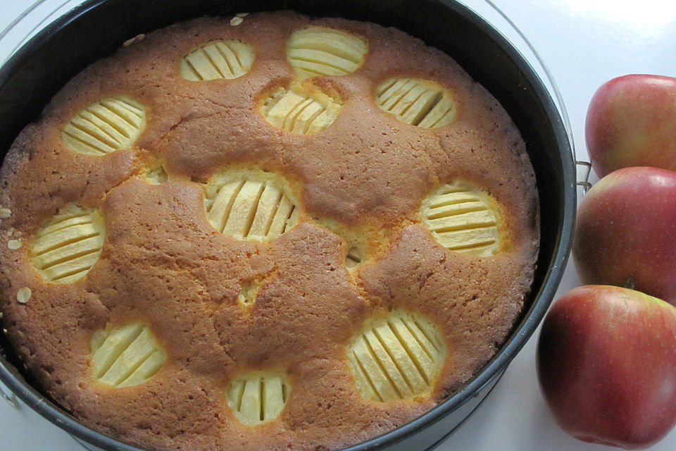 Versunkener Apfelkuchen