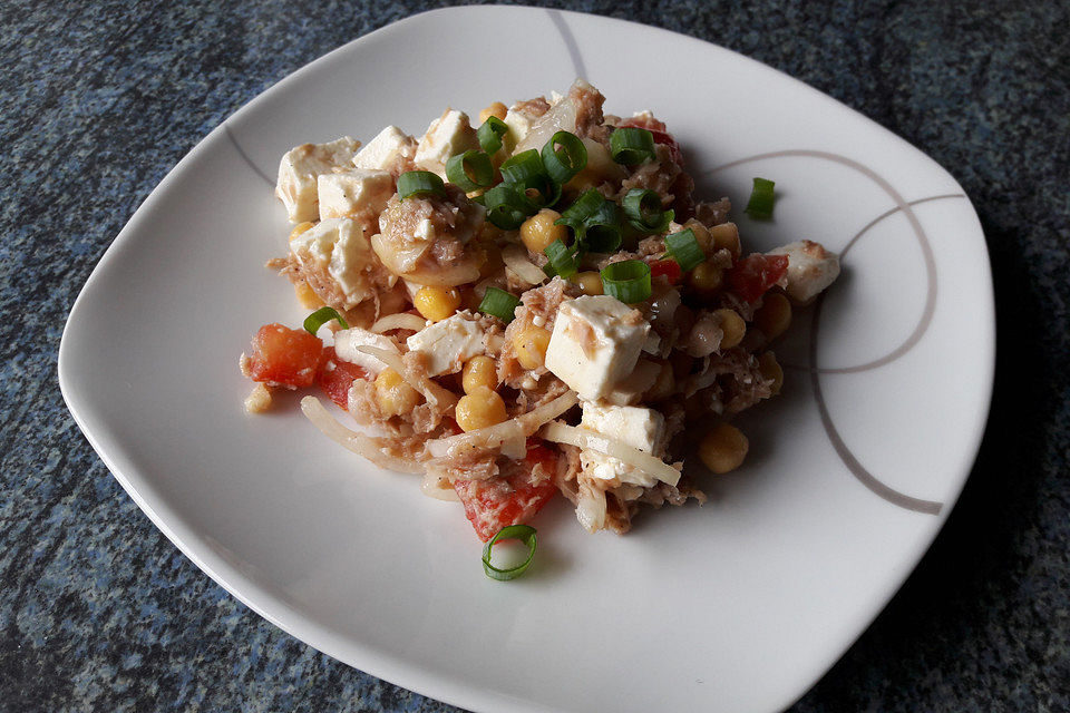 Thunfisch - Kichererbsen - Salat