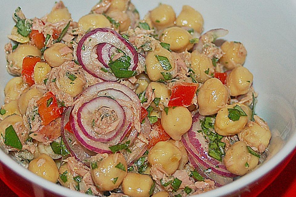 Thunfisch - Kichererbsen - Salat