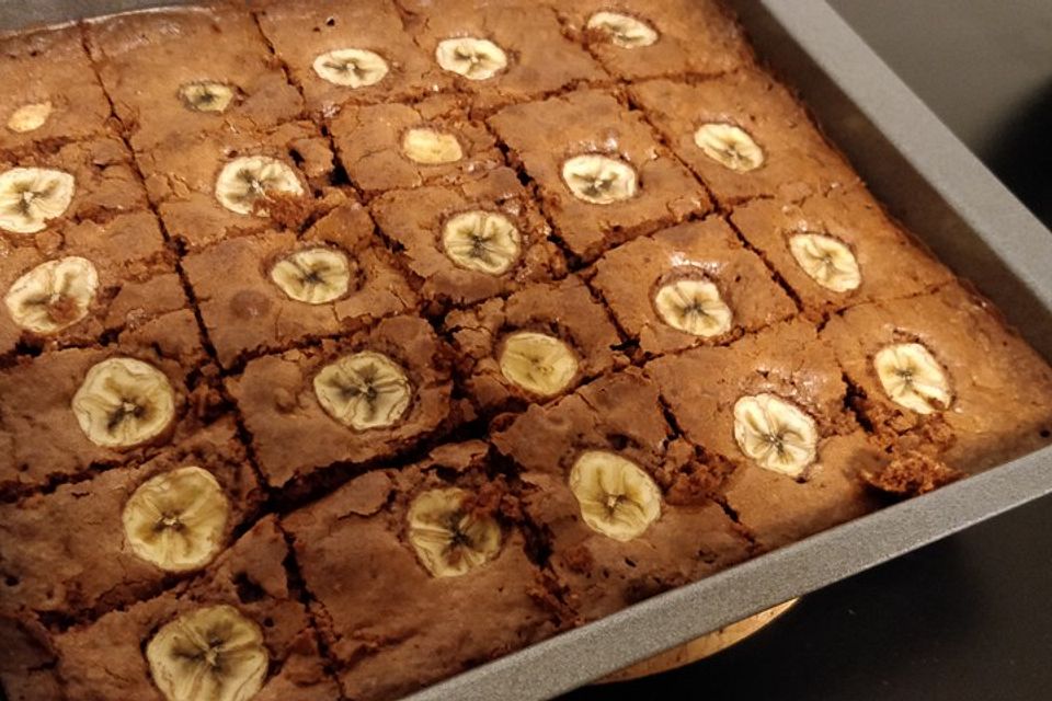 Bananen - Nutella - Brownies