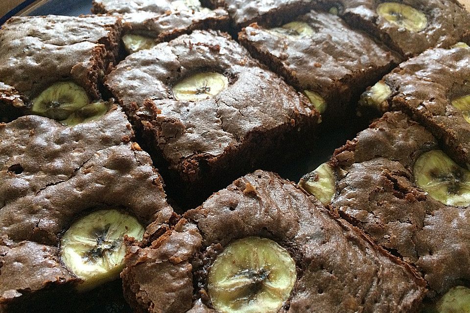 Bananen - Nutella - Brownies