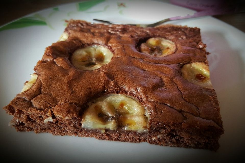 Bananen - Nutella - Brownies