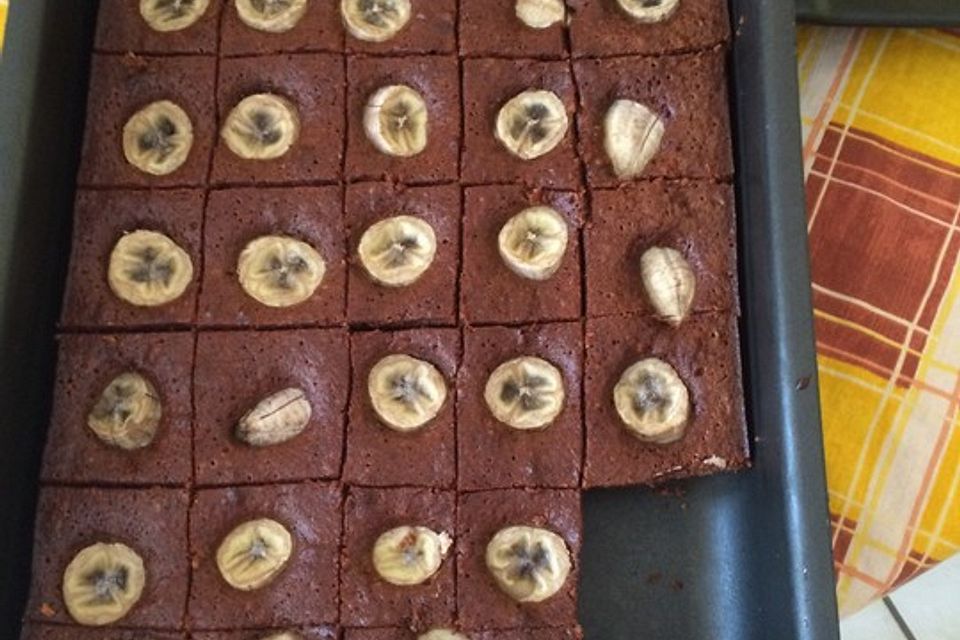 Bananen - Nutella - Brownies