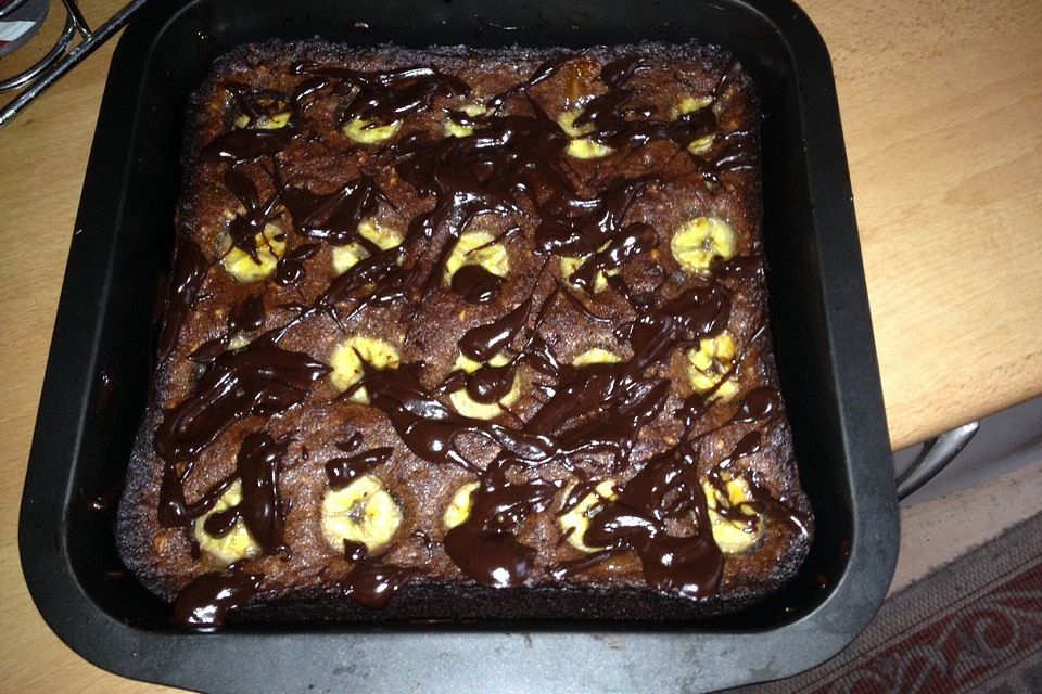 Bananen - Nutella - Brownies