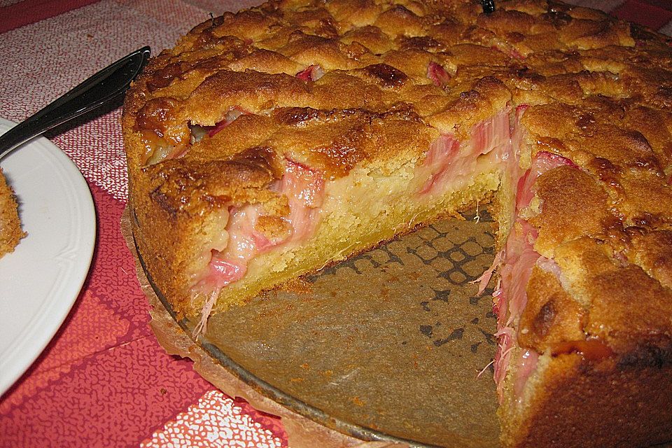 Rhabarberkuchen vom Blech