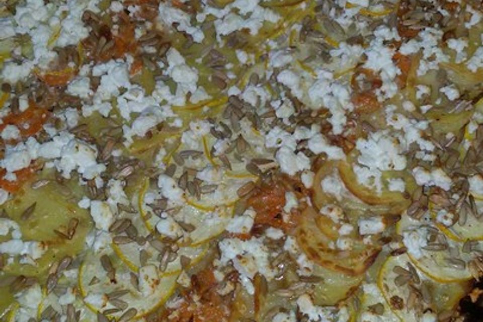 Gemüsegratin vom Blech