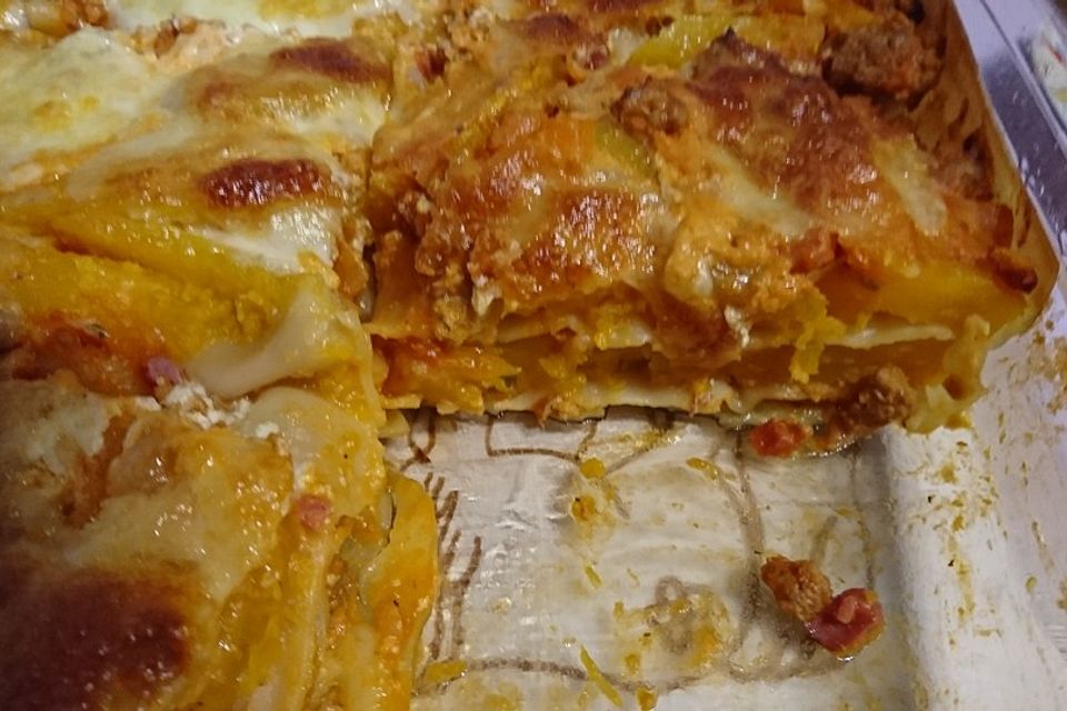 Kürbis - Lasagne