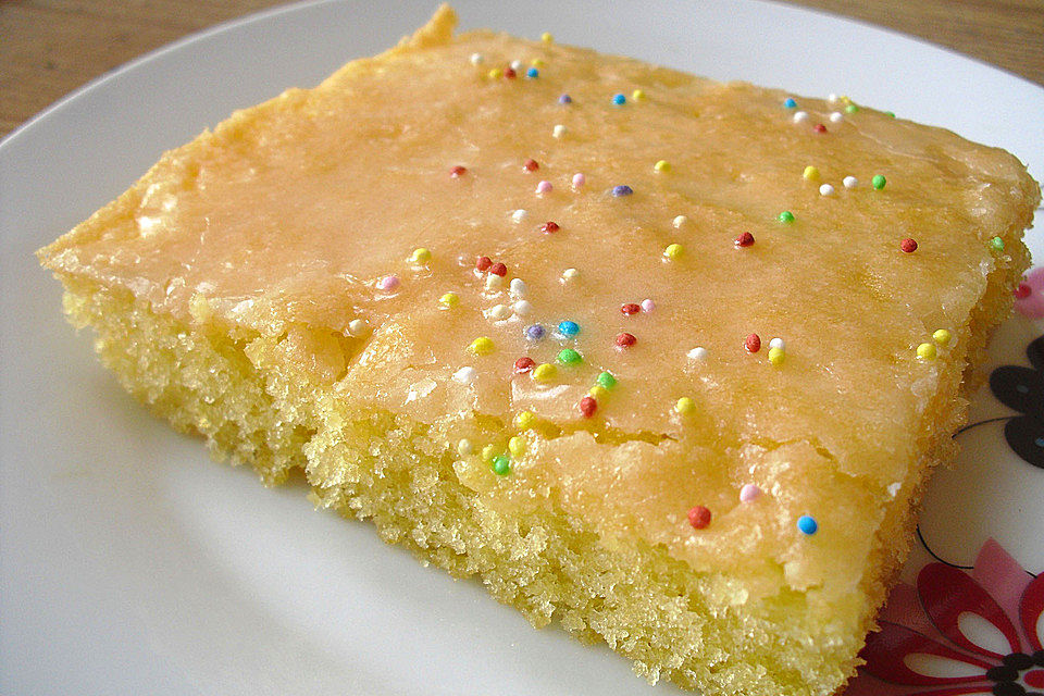 Zitronenkuchen von Blech