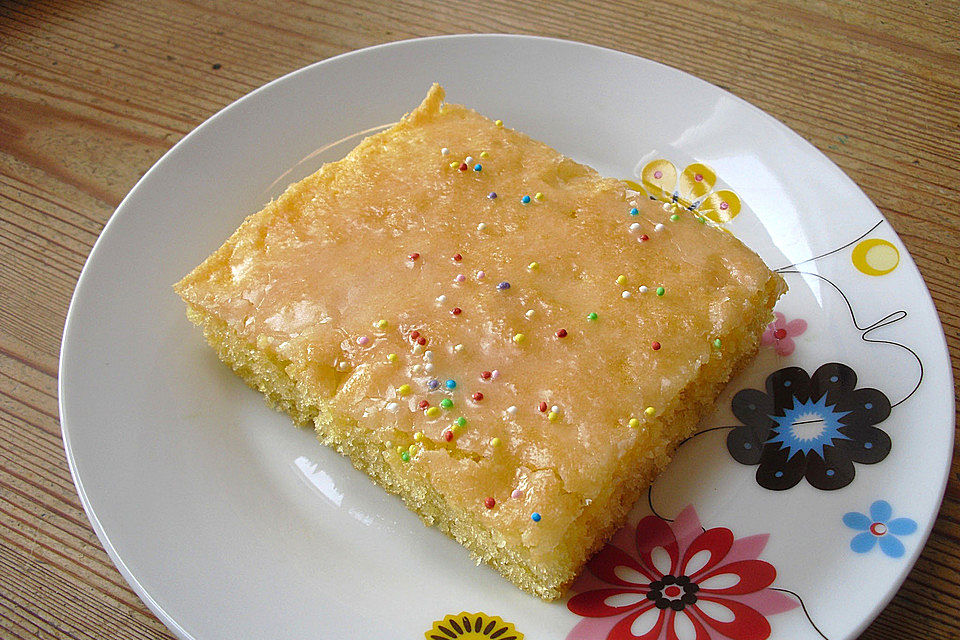 Zitronenkuchen von Blech