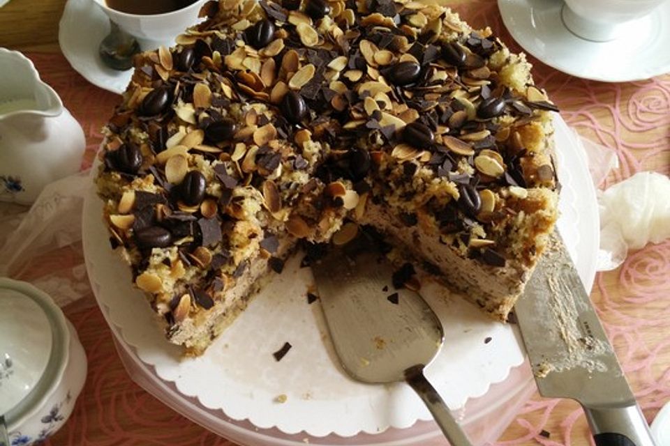 Eiskaffee - Sahne - Torte