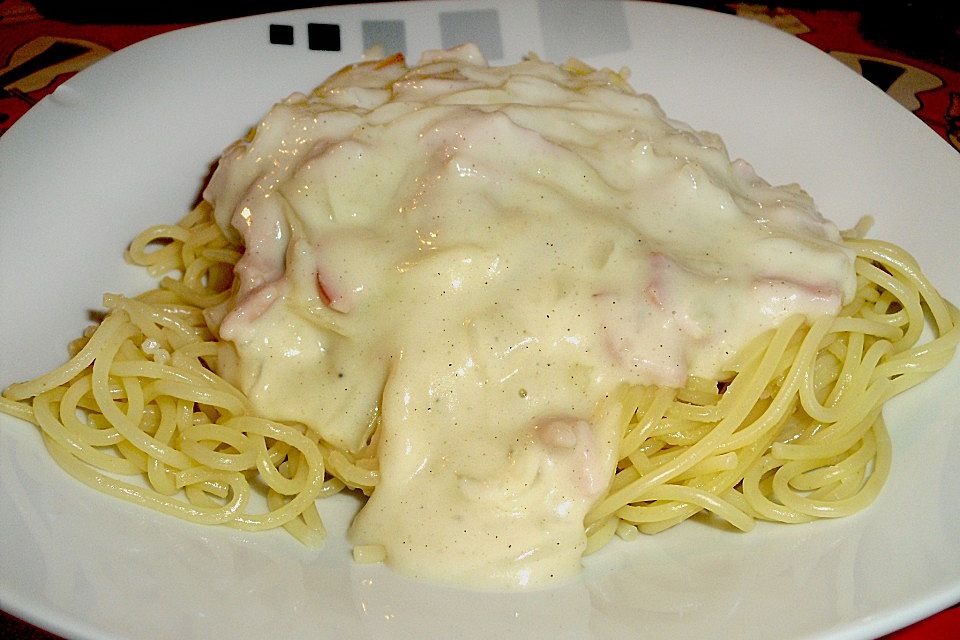 Spaghetti Carbonara light