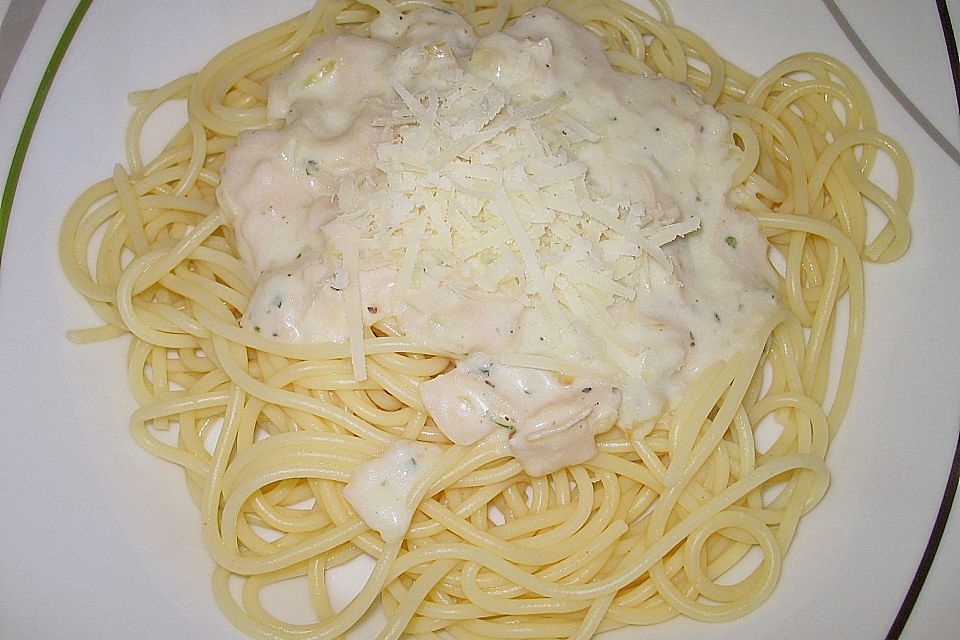 Spaghetti Carbonara light