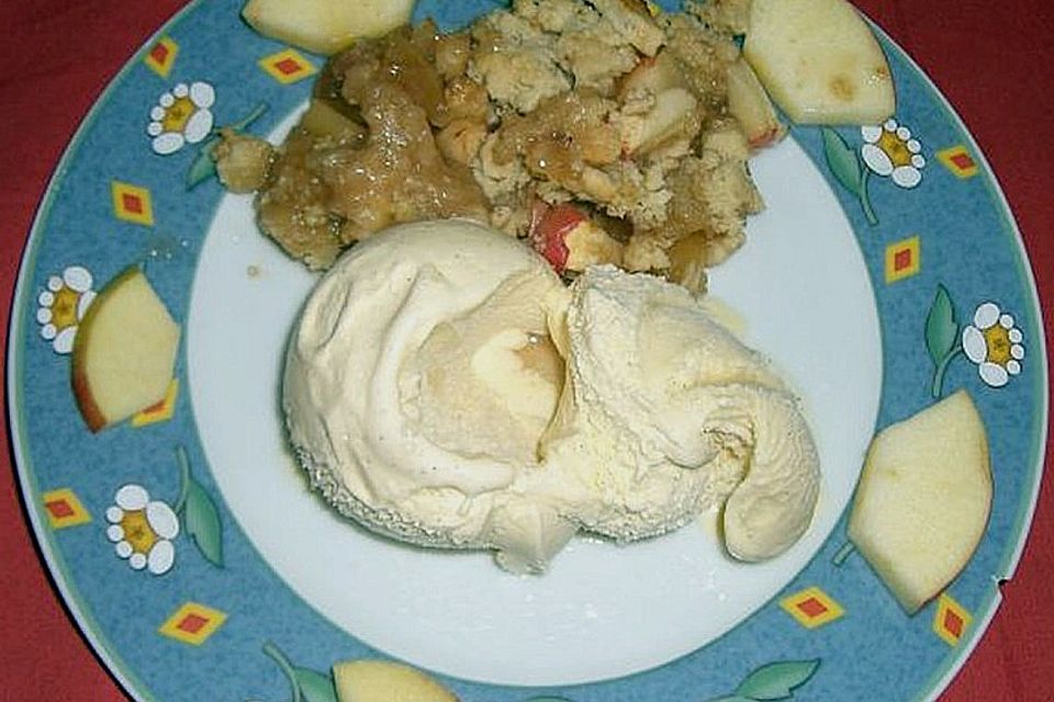 Apfel Crumble