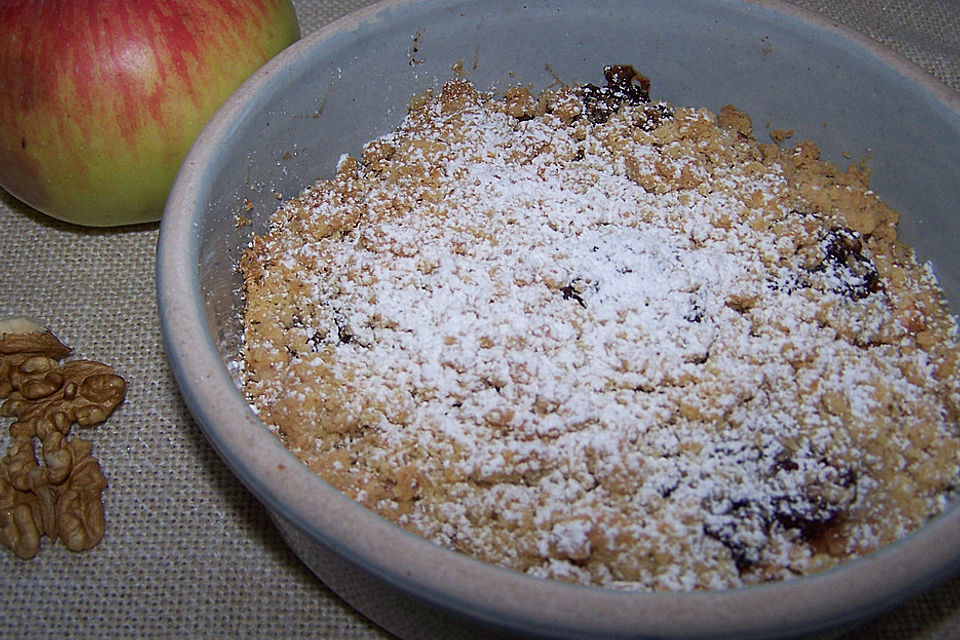 Apfel Crumble