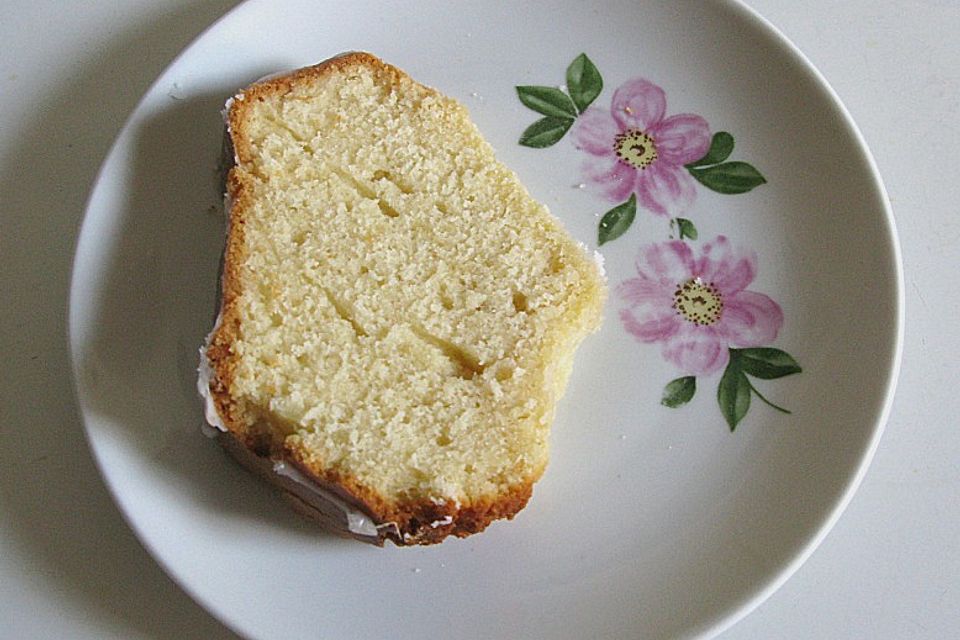 Zitronen - Kastenkuchen mit Frischkäse