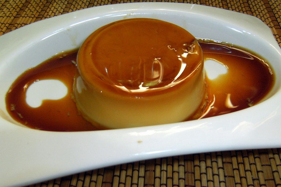 Flan mit Karamellsauce