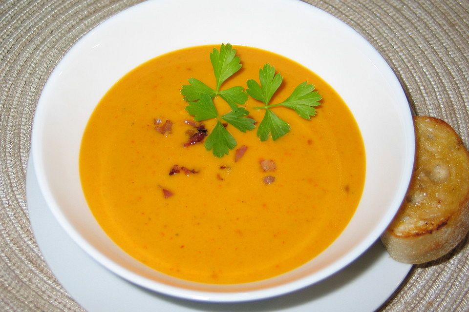 Pikante Kürbissuppe