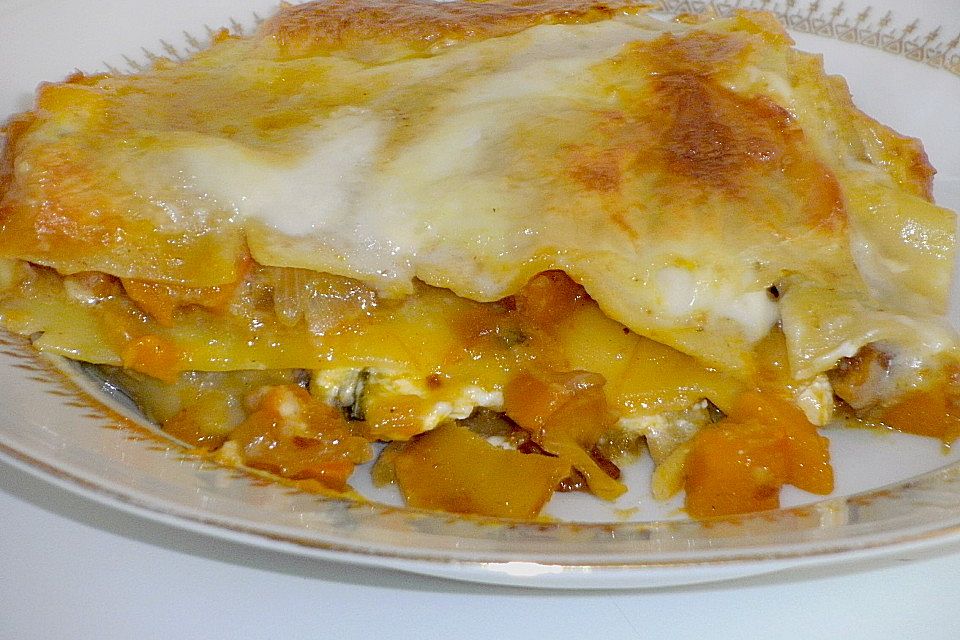 Herbstliche Kürbislasagne