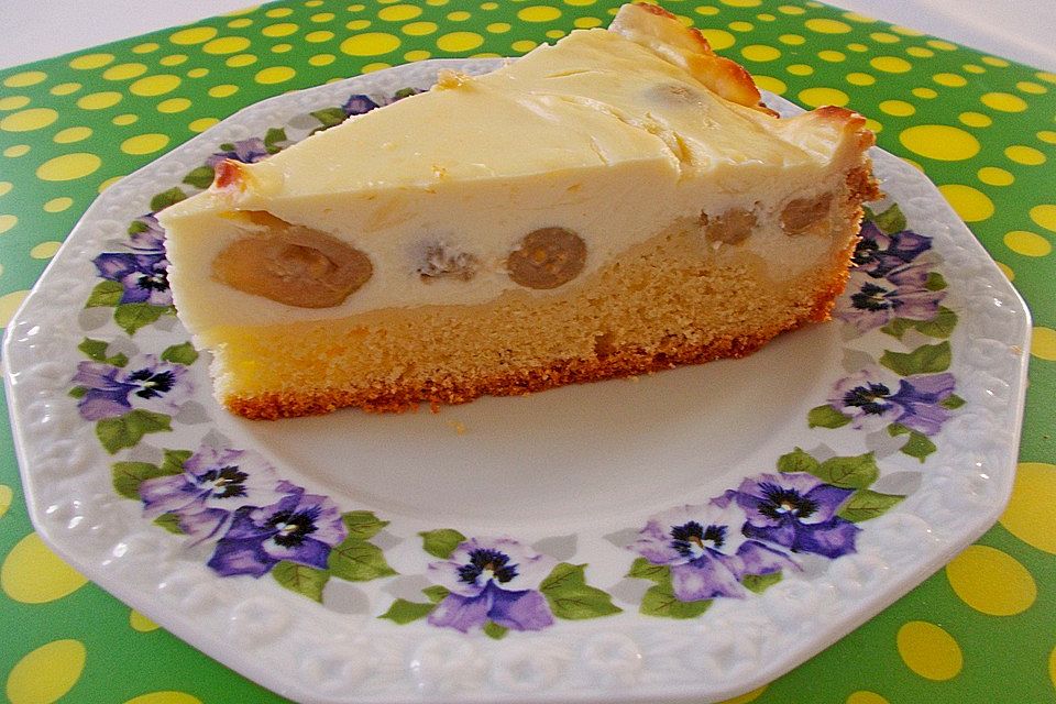 Stachelbeer - Pudding - Rahmkuchen